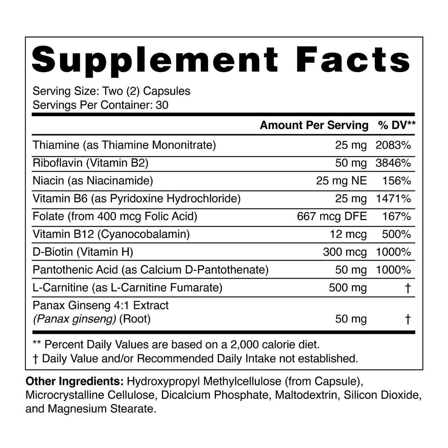 Megaton Energy Boost with Ginseng & B- vitamins