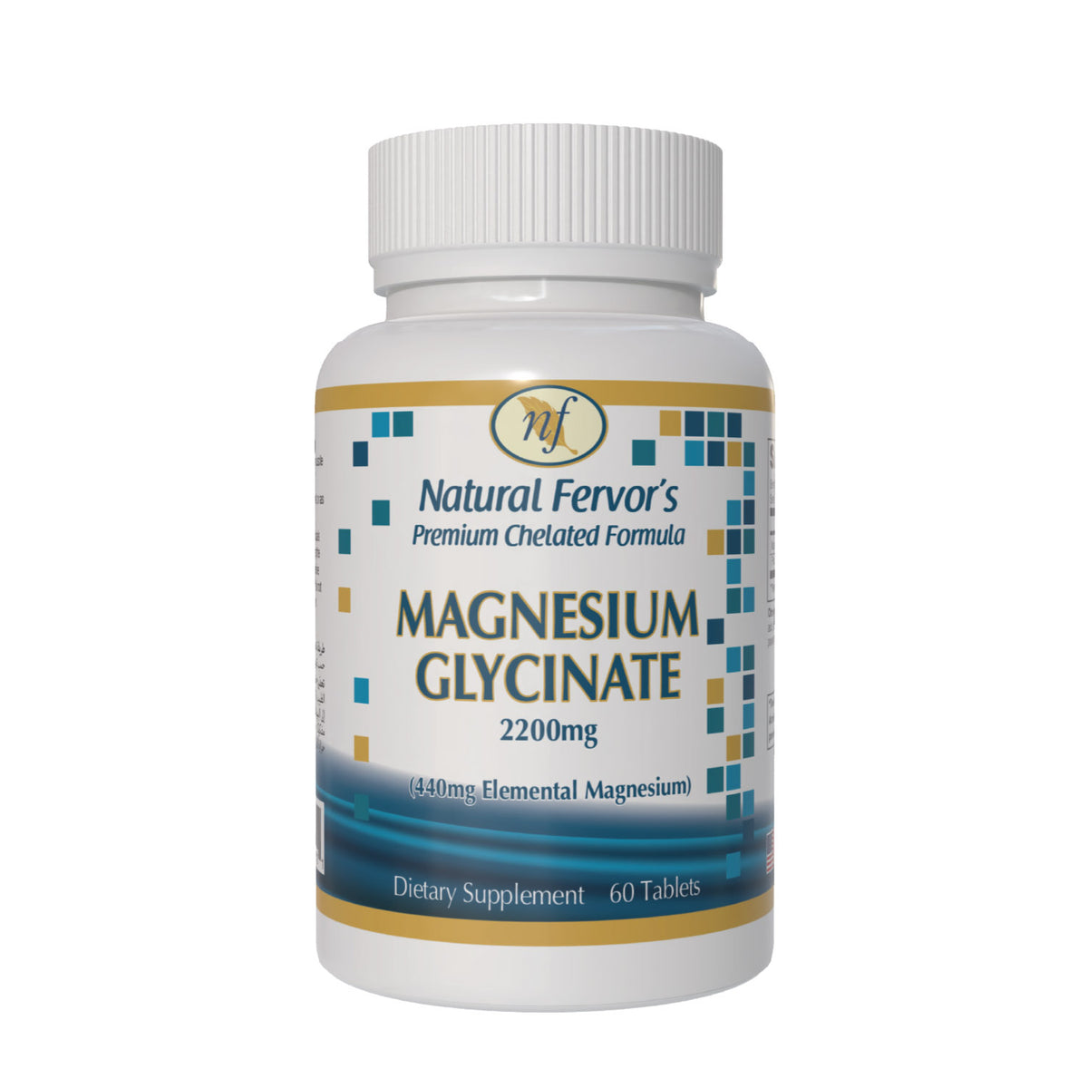 Magnesium Glycinate 2200mg - Premium Chelated Formula